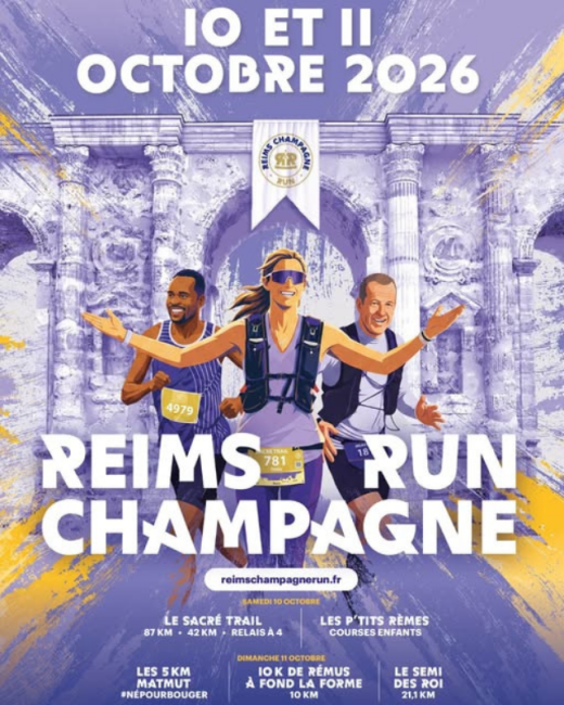 Gagnez votre dossard pour le Semi des Rois lors du Reims Champagne Run Gagnez votre…